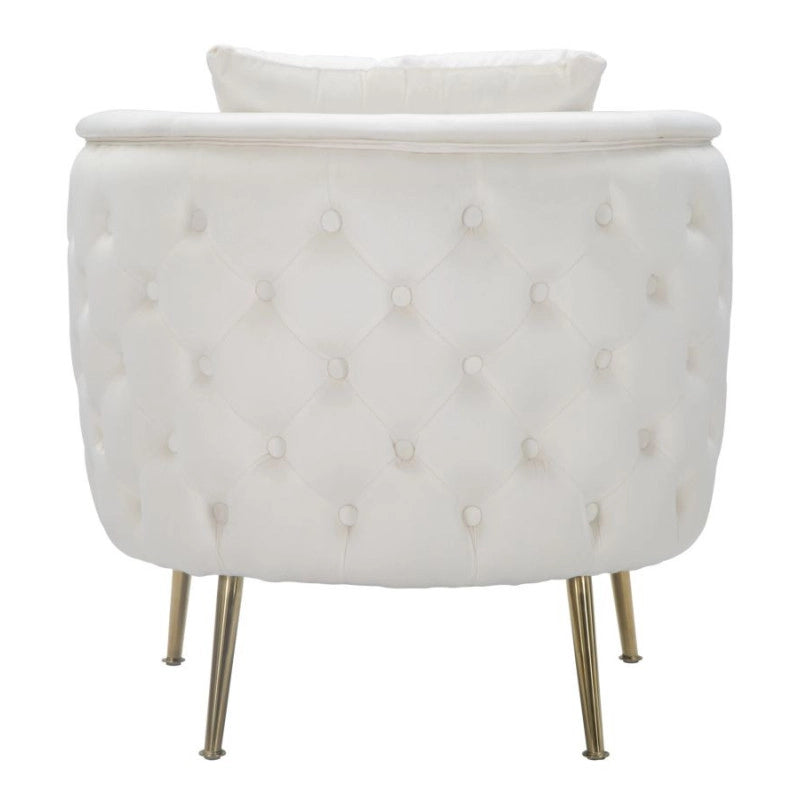 Poltrona Bucarest Crema cm 76x74x73