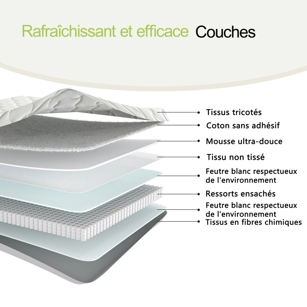 Divano letto imbottito estraibile 90/180 x 190 cm con LED; USB e materassi beige