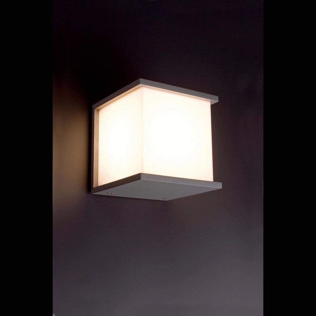 KUBICK, Lampada a Muro per Esterni, Faro Barcelona Colore: Grigio