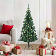Albero di Natale artificiale con luci integrate Verde 120 cm 3396732