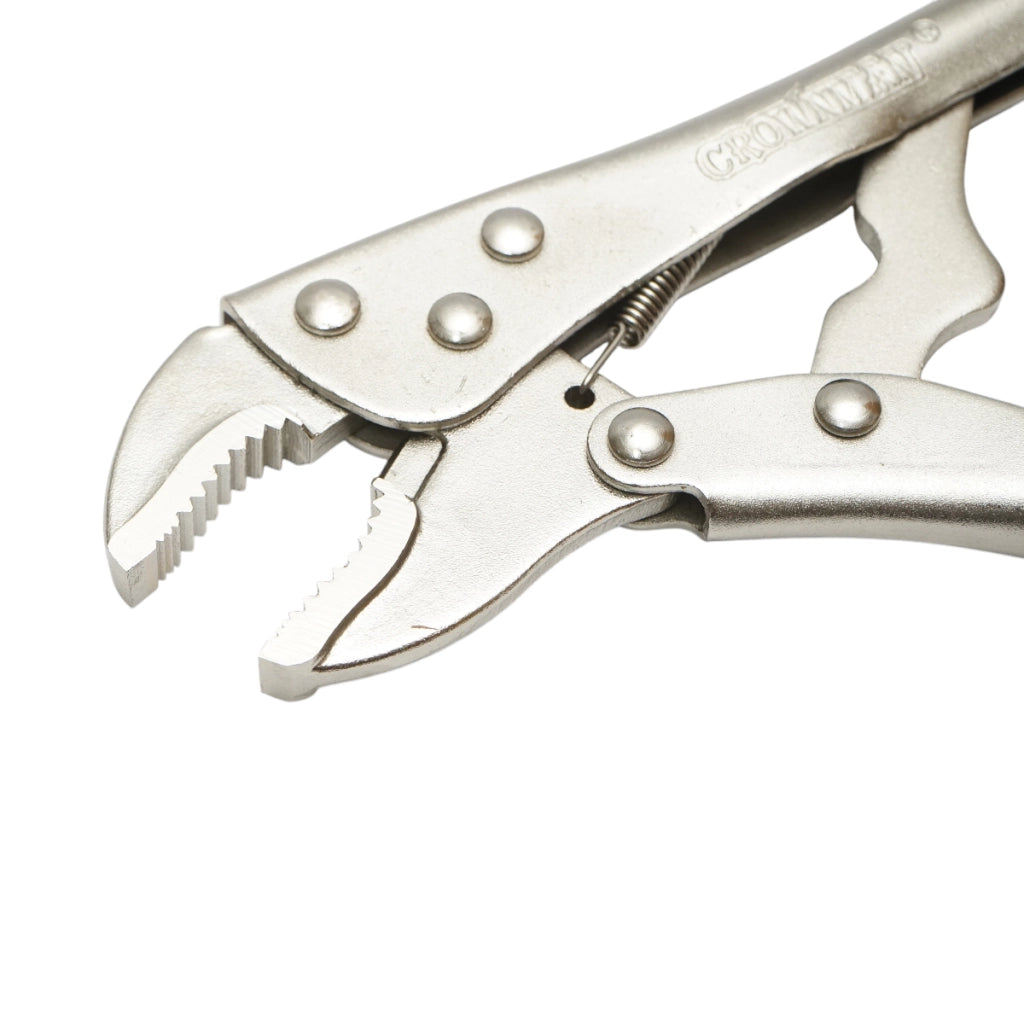 Pinza autobloccante professionale multifunzione Crownman da 180 mm con ganasce curve