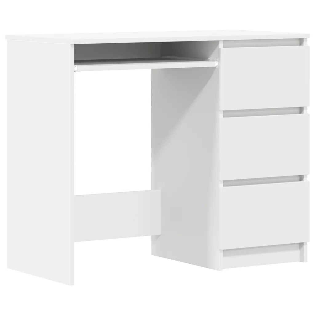 Scrivania Bianca 90x45x76 cm in Legno Multistratocod mxl 96996