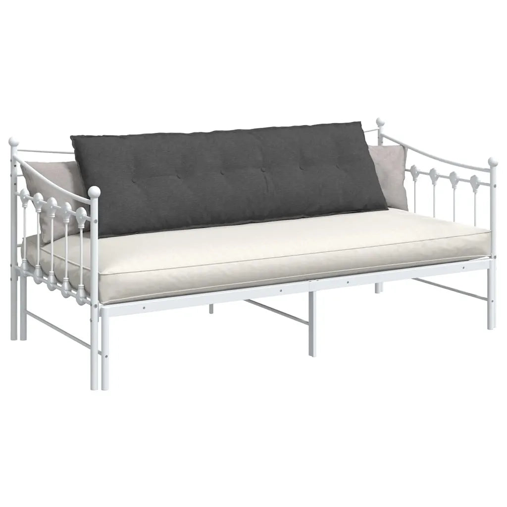 Cuscino per Schiena | Cuscino dorsale Grigio scuro 160 x 50 cm Tessuto in Cords