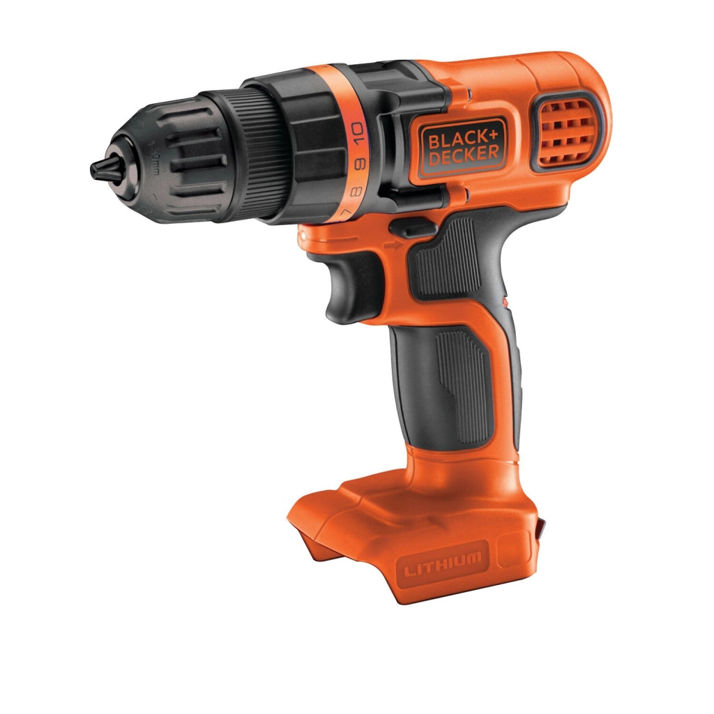 Trapano Avvitatore a Batteria Black+Decker BDCDD18N-XJ 18V 28 Nm – Solo Corpo