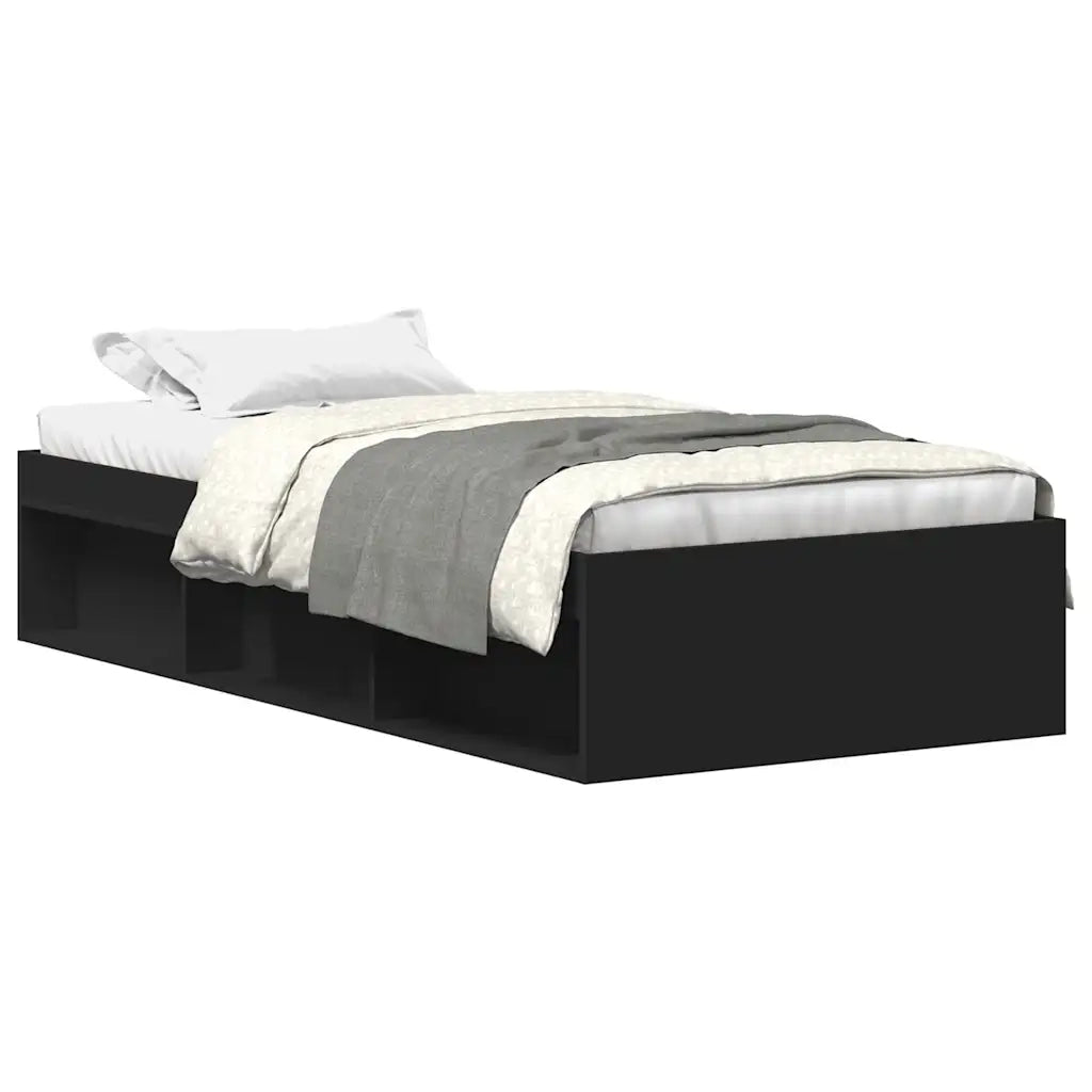 Giroletto-Struttura Letto Nero 90x200 cm