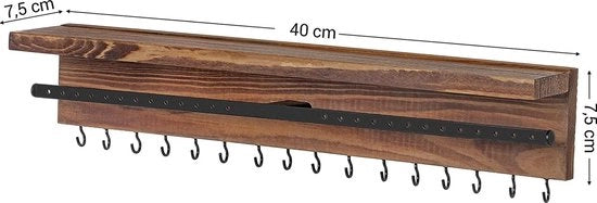 Pannello da parete per gioielli