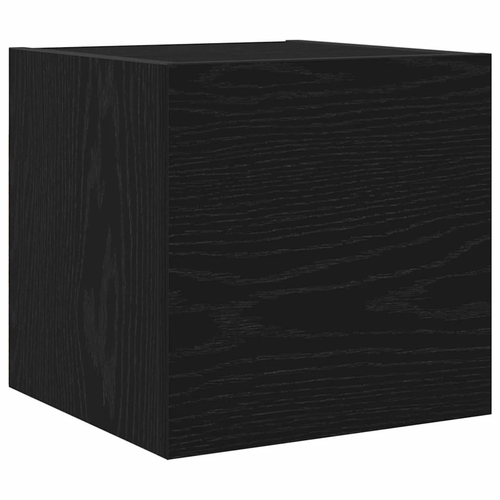 Set mobile TV 5 pz | Armadietto TV | Mobile Porta TV Rovere Nero Legno multistrato