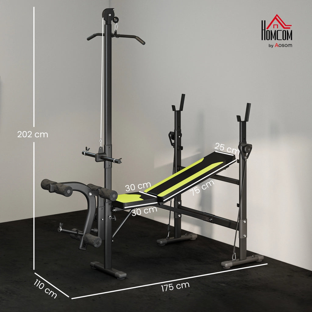 Banc de musculation ¨C Minimal ¨C nero e giallo