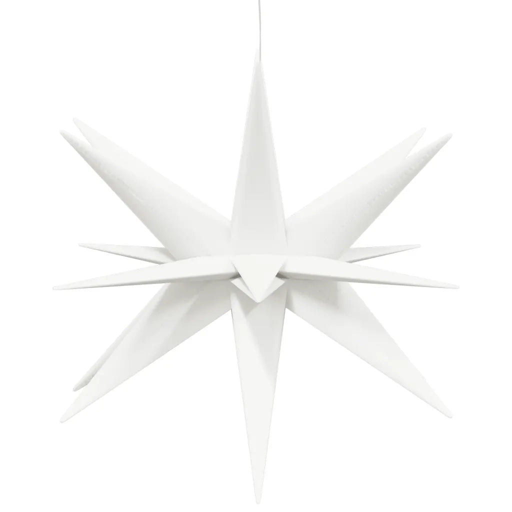 Luci di Natale con LED 3 pz Pieghevoli Bianche 57 cm 3190442