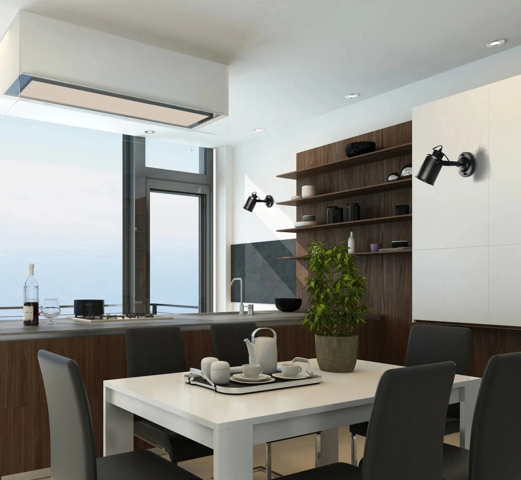 Riflettore Lampada Mobile Spot Da Soffitto Di Parete Nero E27 APP486-1C