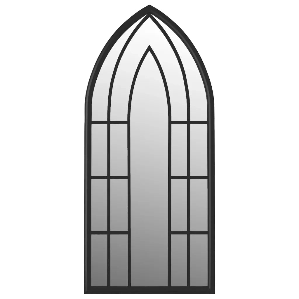 Specchio Nero 100x45 cm Ferro per Uso Interno