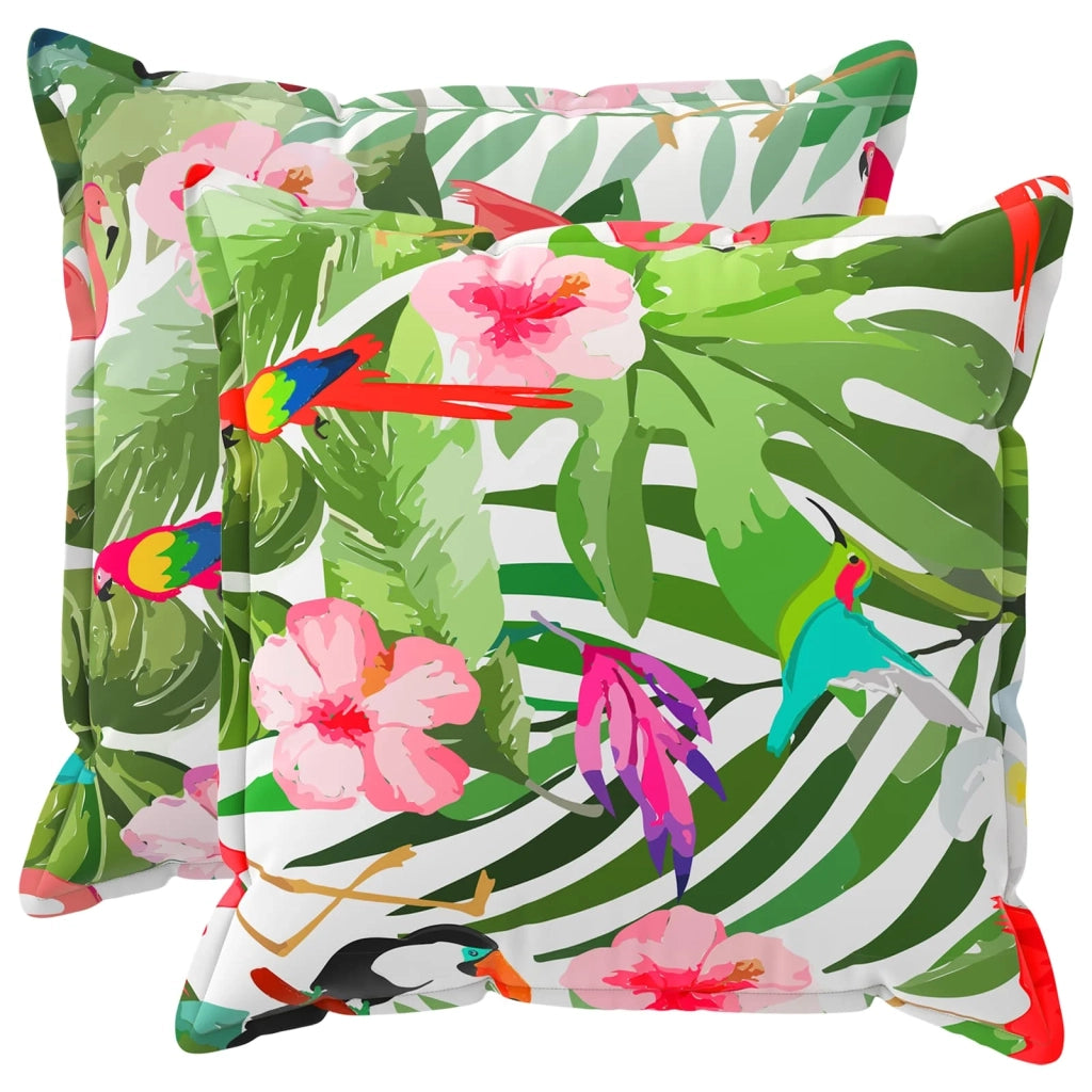 Cuscino 2 pz HOUTEN Multicolore 65 x 65 cm Poliestere 936337