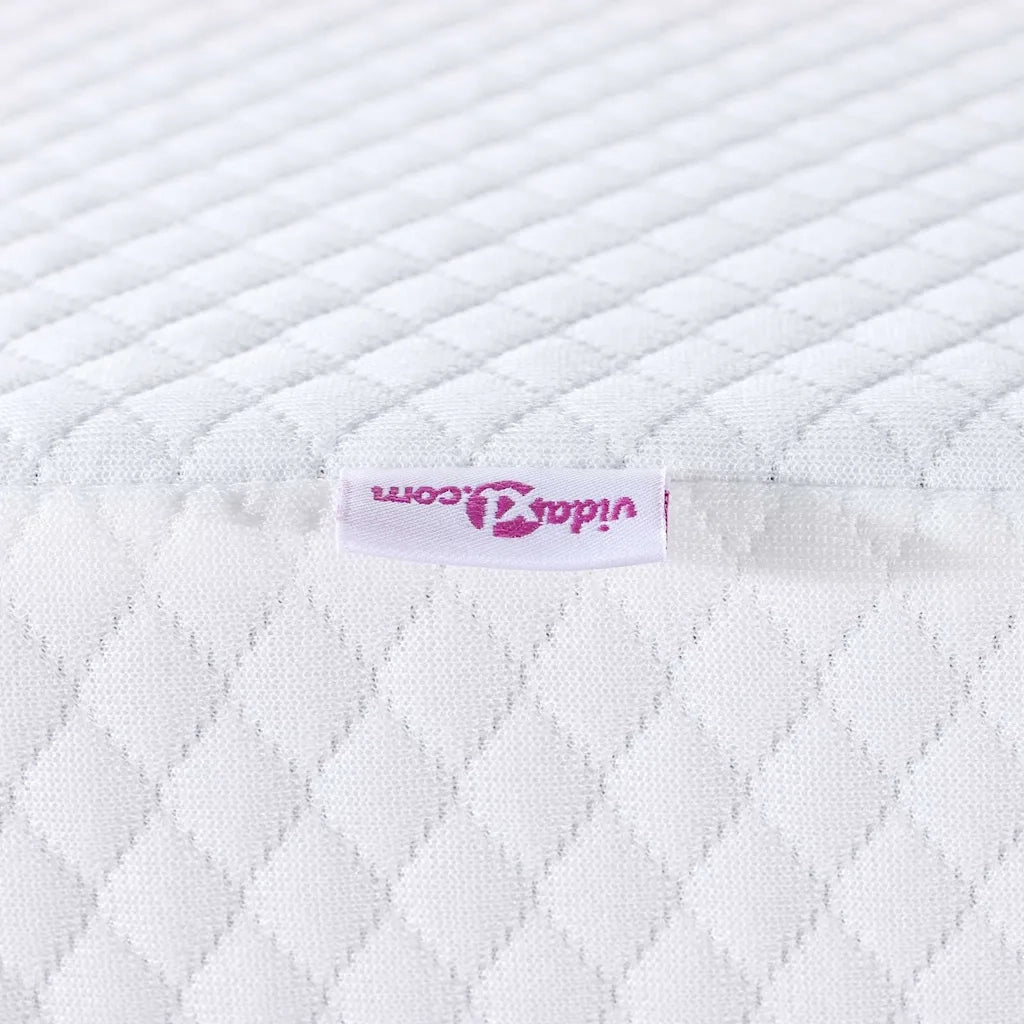 Topper per materasso Bianco 80 x 200 cm Tessuto Jacquard 4106232