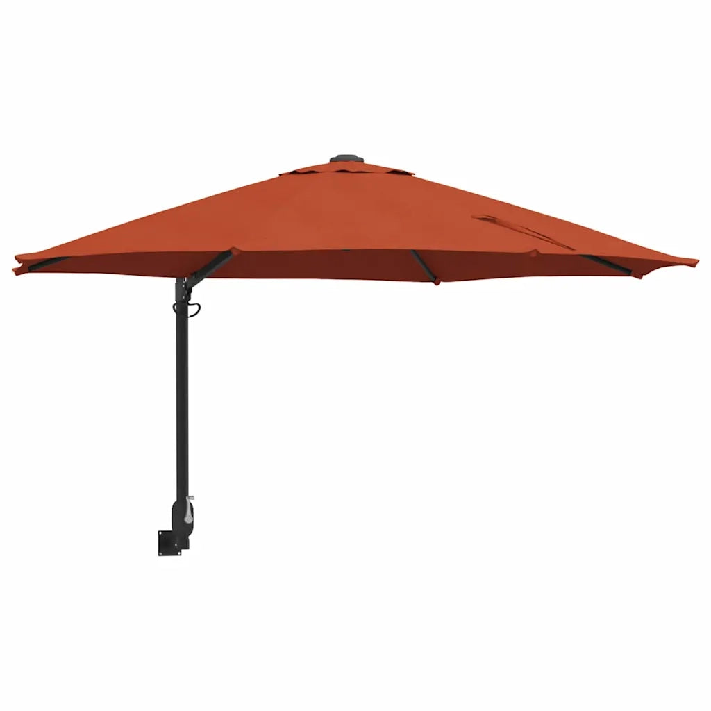 Ombrello da giardino Terracotta 248 x 248 x 148 cm 42003232