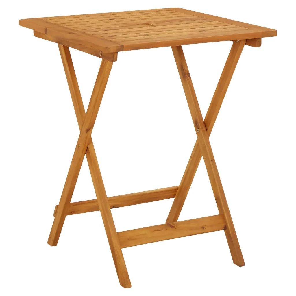 Set da Bistrot 3pz Beige in Polipropilene e Legno Massello 3281807