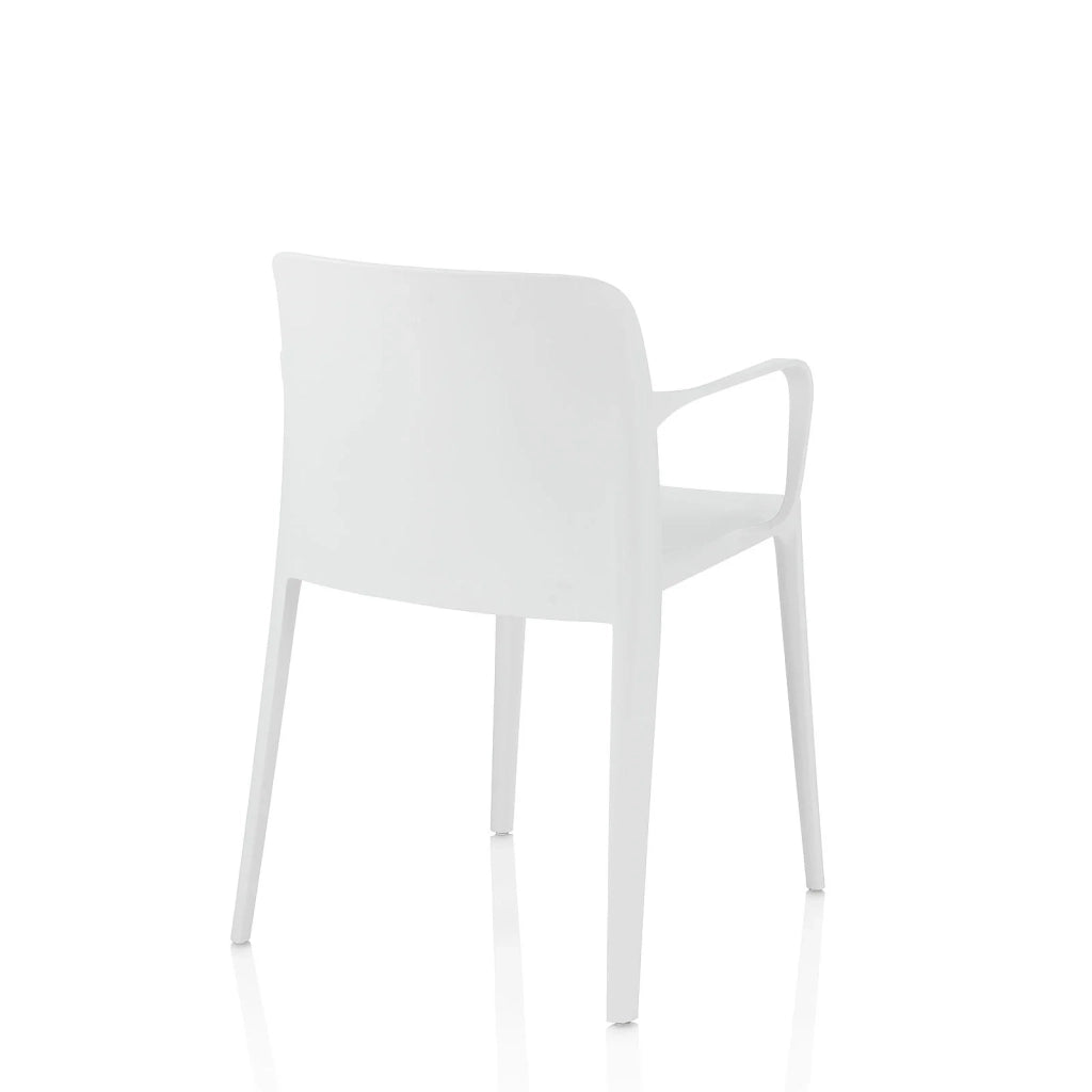 Set 4 Sedie da interno/esterno TIMMY colore bianco