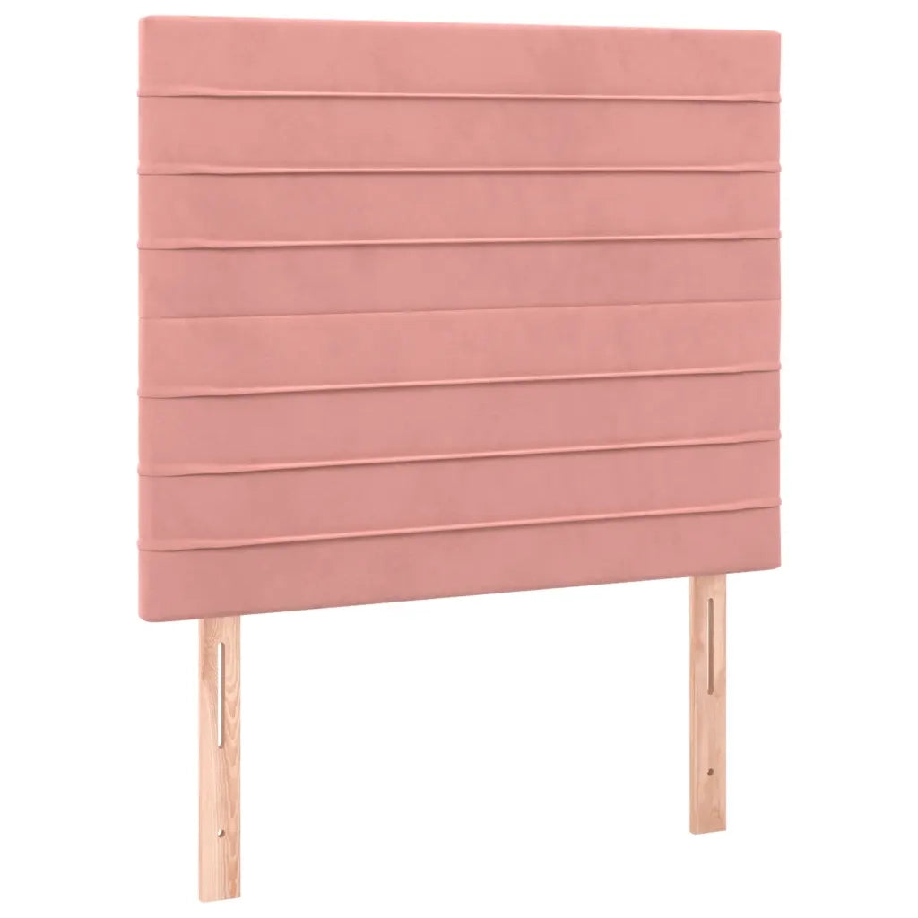 Testiera Rosa 90x5x118/128 cm Velluto 3116513