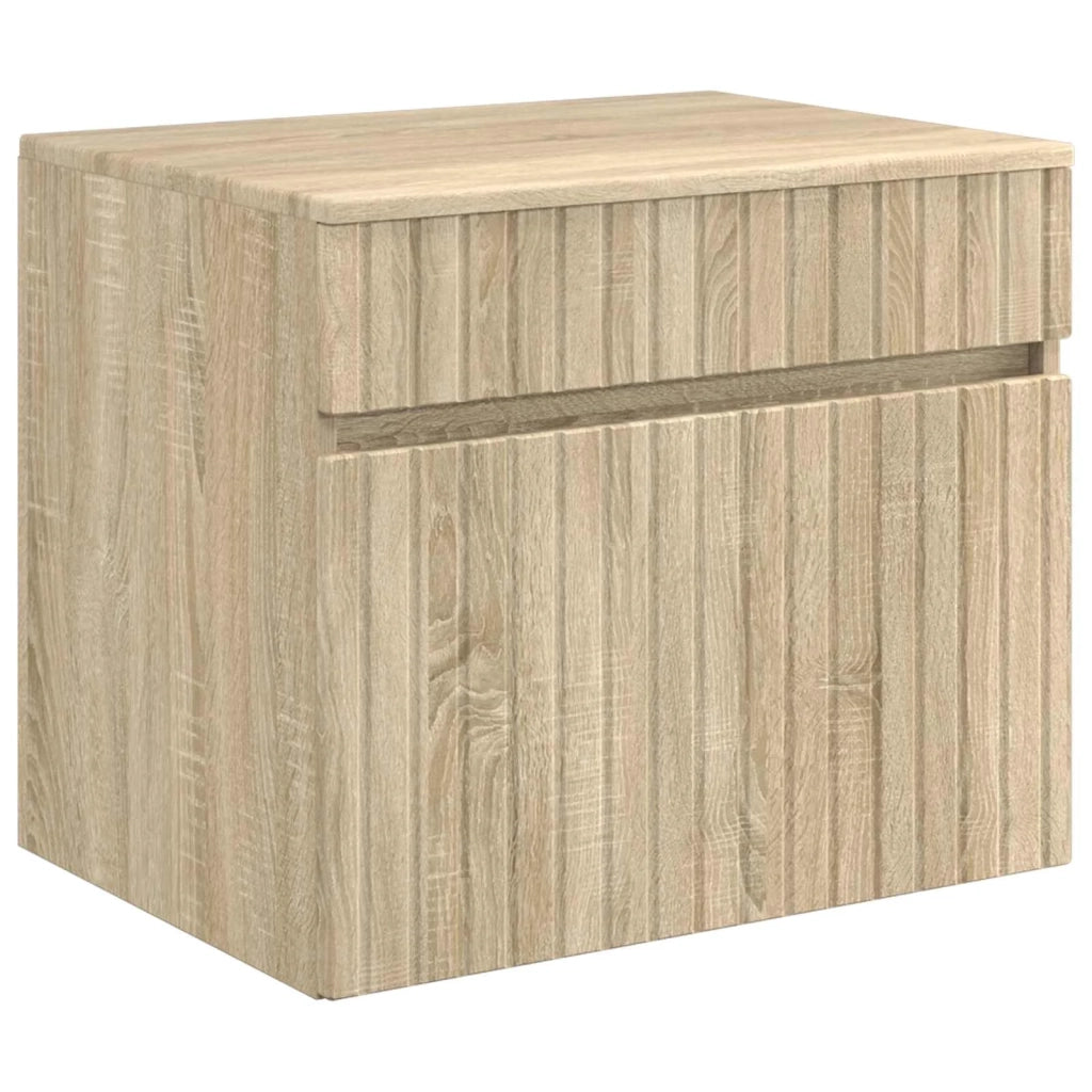 Set di Armadi da Bagno 4 pz Rovere Sonoma Legno ingegnerizzato 3406665