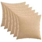 Cuscino con cuscino HEERLEN 6 pz Crema Tessuto 924140