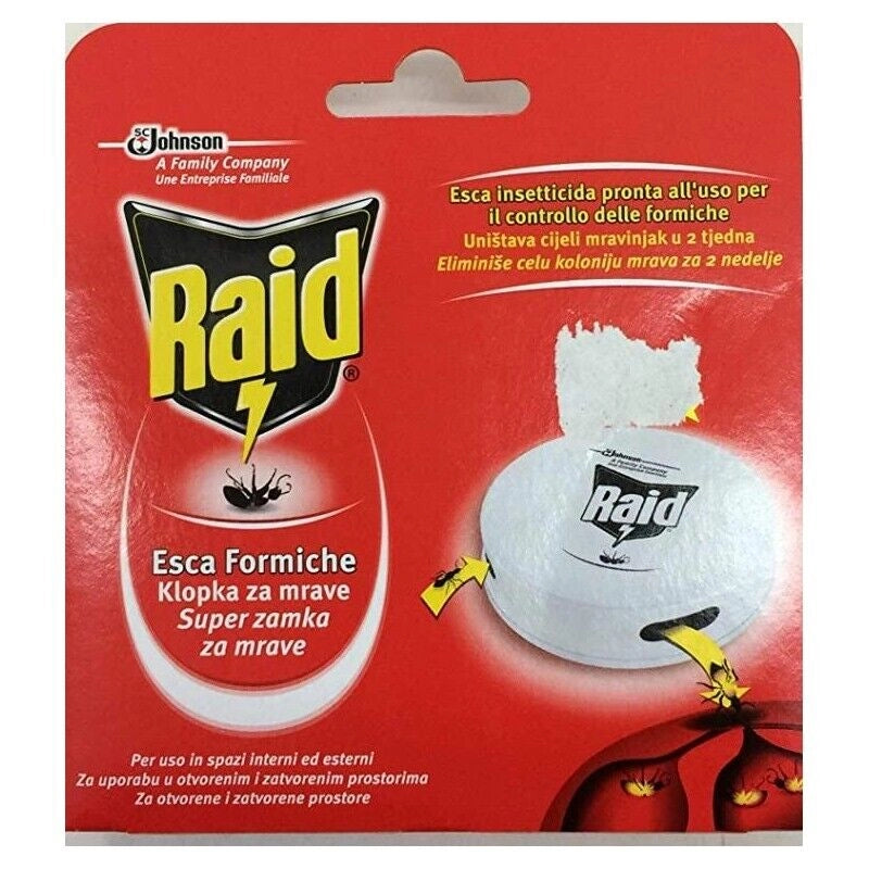 SET 2  RAID ESCA PER FORMICHE PRONTE ALL' USO