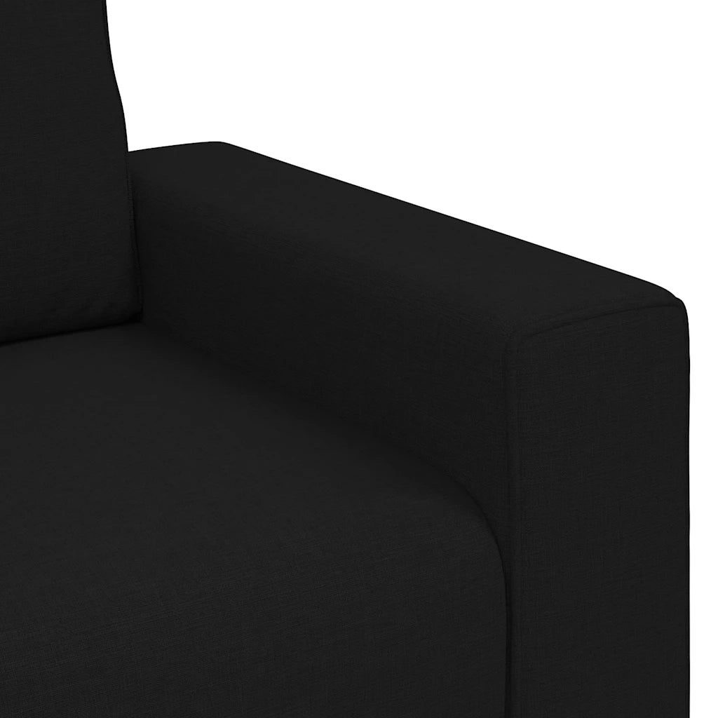 Divano Sedia-Poltrona Nera 100x77x82 cm in Tessuto