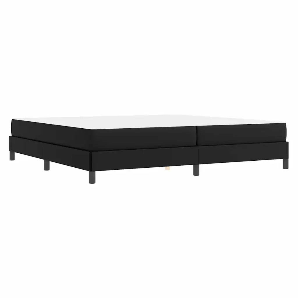 Struttura del letto con materasso Nero 200 x 200 cm Tessuto 3398648