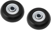 Set di sospensioni per ruote da valigia - Impianto di supporto in gomma PU silenzioso - Resistente allo sfregamento - Silenzioso - Ruote da valigia universali - 45 mm x 18 mm - Ruote da valigia