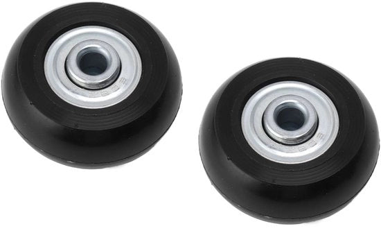 Set di sospensioni per ruote da valigia - Impianto di supporto in gomma PU silenzioso - Resistente allo sfregamento - Silenzioso - Ruote da valigia universali - 45 mm x 18 mm - Ruote da valigia