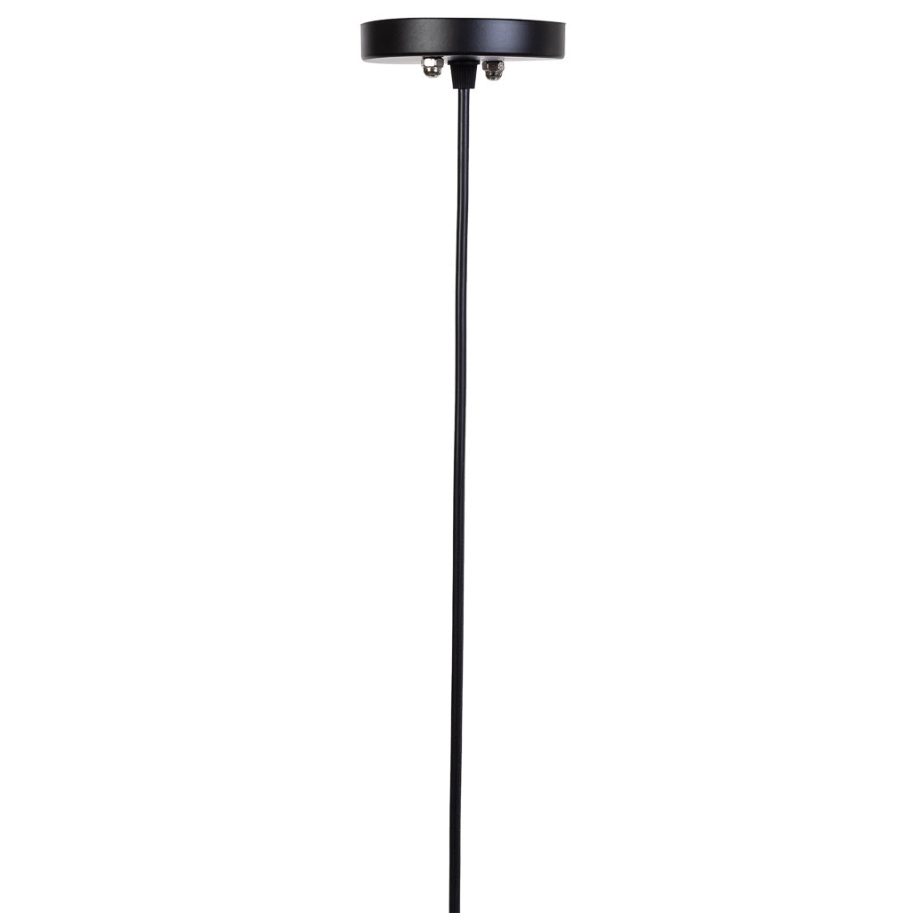 Lampada da soffitto in carta nera, D40x56h cm