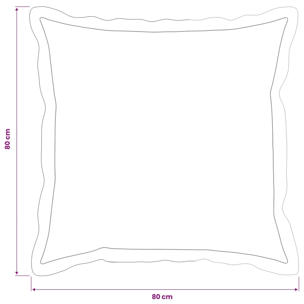 Federa 6 pz HOUTEN Marrone Chiaro 80 x 80 cm 921828