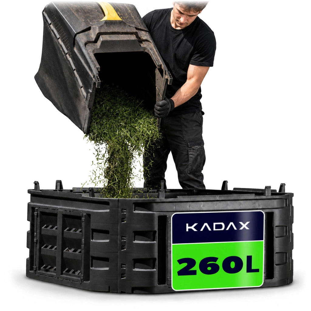 Modulo di ampliamento per compostiera da giardino KADAX, resistente al gelo, utilizzabile tutto l'anno, 260 litri.