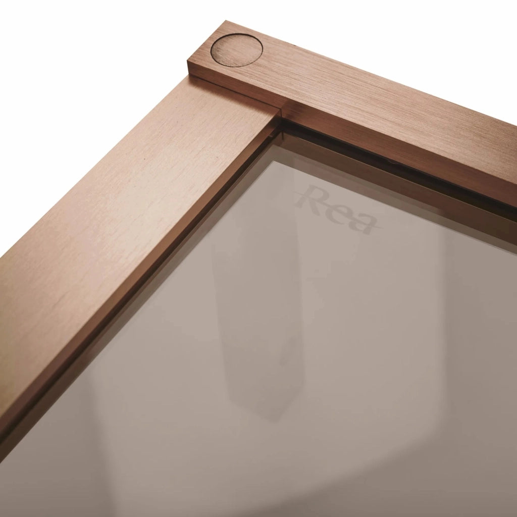 Porta Doccia Rea Hugo 90 Copper Brush