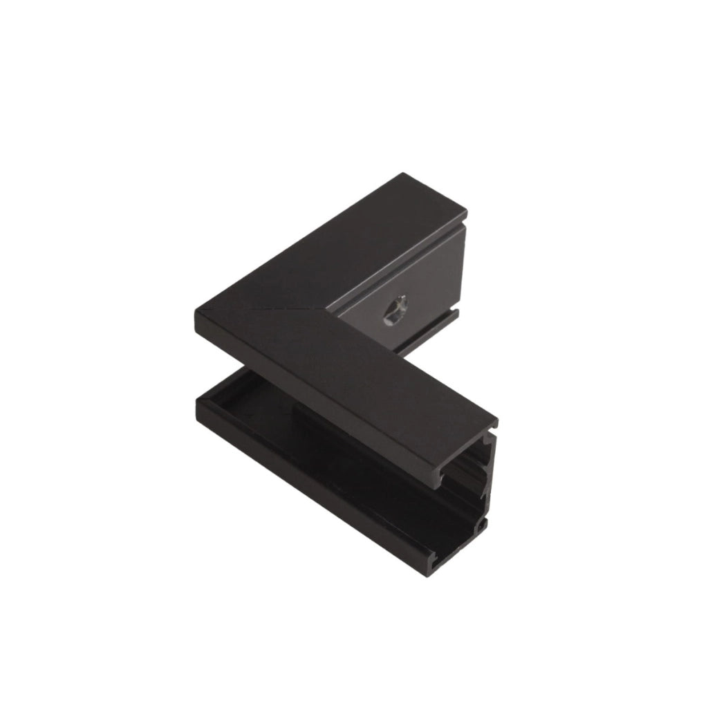 Staffa angolare nera per binari NT0006/7 Micro11 Maxlight