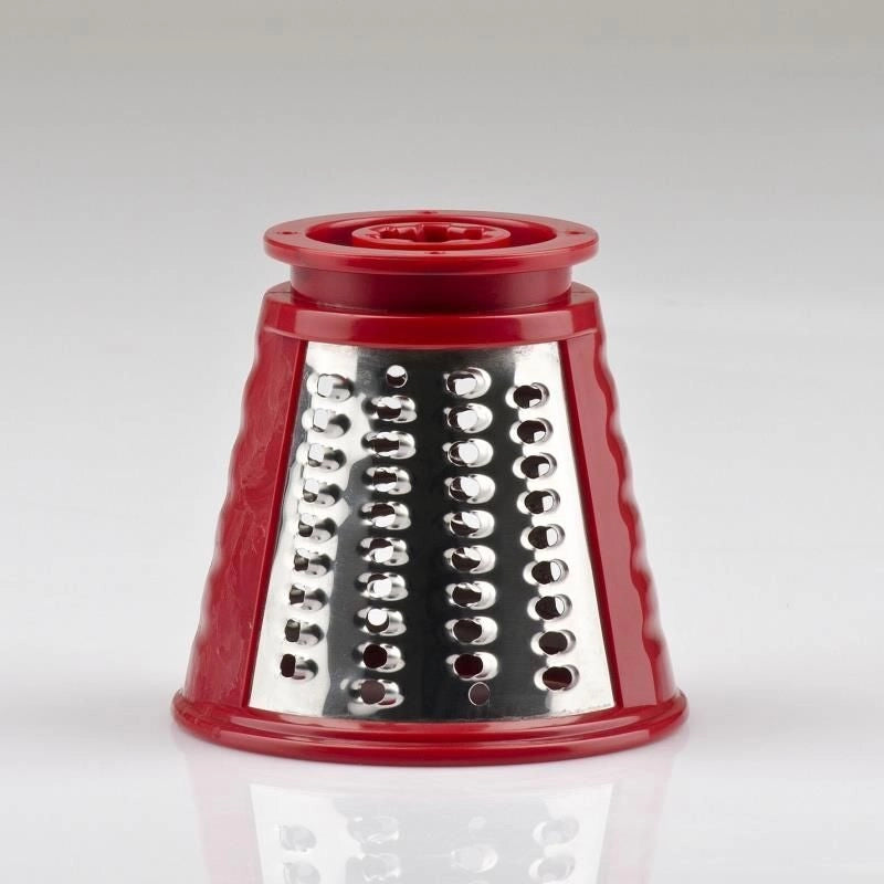 Girmi GT45 Grattugia Affettaverdure Elettrica 5 Rulli Inox 150W colore Bianco Rosso