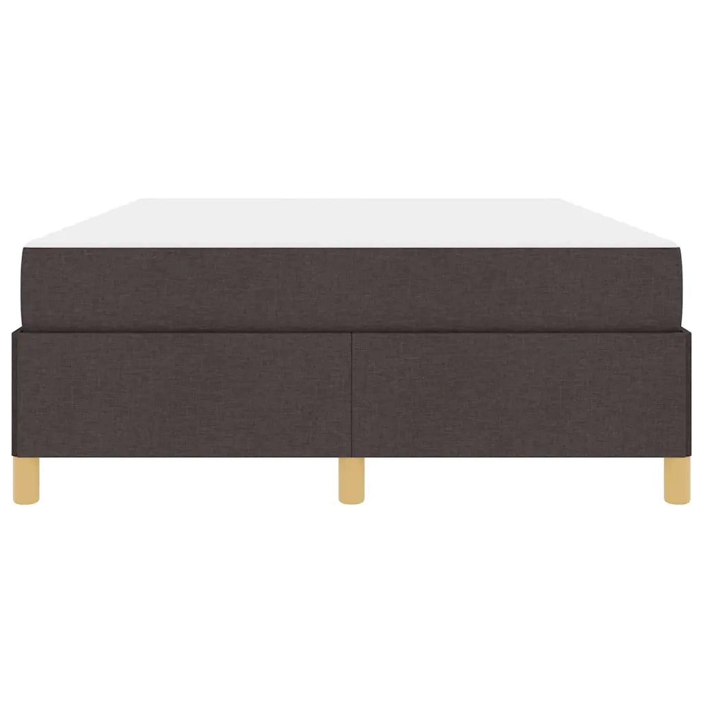 Struttura del letto Marrone Scuro 160 x 200 cm Tessuto