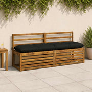 Cuscino per panchina VIANEN 100% Poliestere Nero 952884