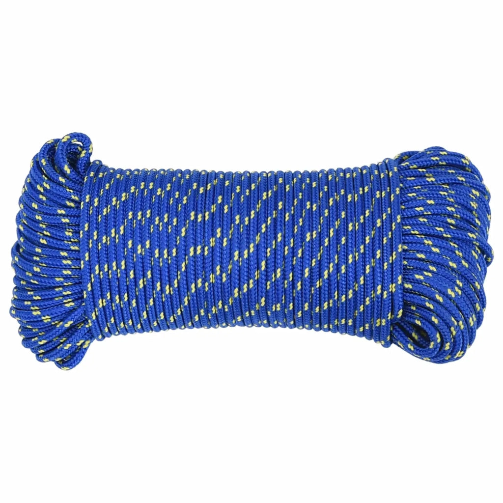Corda multiuso 4 mm 100 m Blu PP 105 kg Carico massimo 3473008