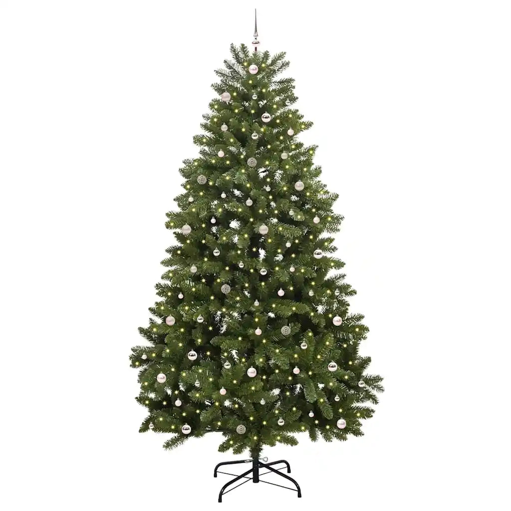 Albero di Natale artificiale 300 cm 300 LED Bianco caldo Verde 3395723