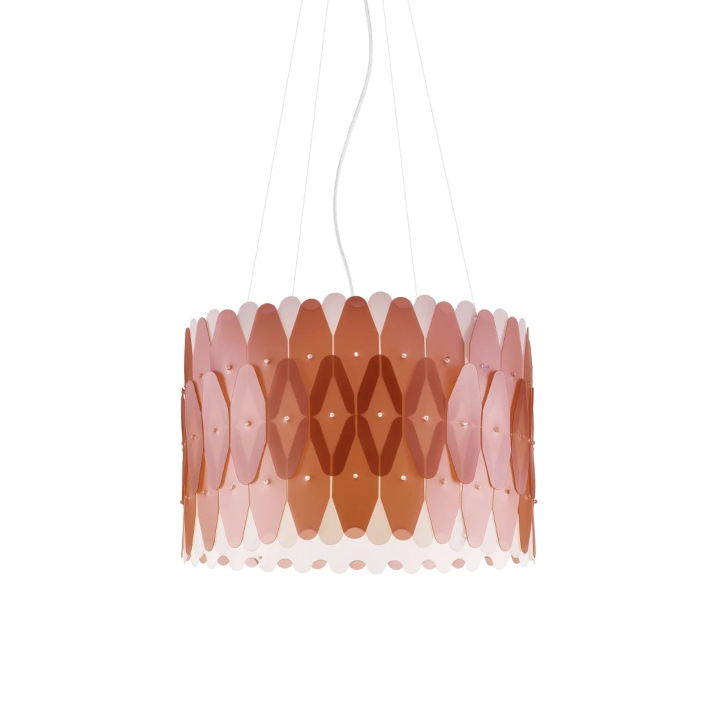 Lampadario Moderno Amanda Polilux ® Rame E Metallo Cromo 3 Luci E27