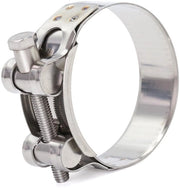 Slangklemme in Acciaio Inossidabile 304 - 4 Pezzi - Serraggio Forte - Raggio di Azionamento 52-55 mm - Larghezza della Cintura 22 mm - Resistente alla Corrosione