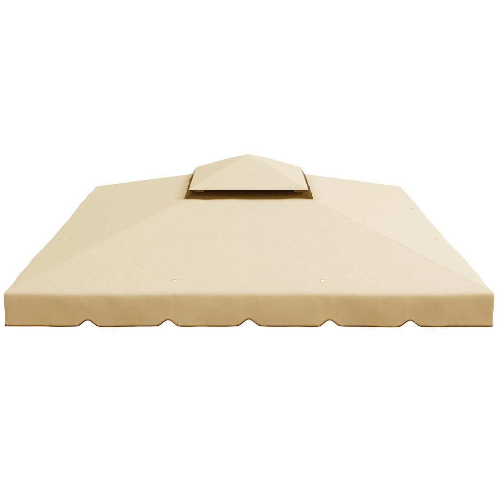 Tettuccio di Ricambio per Gazebo da Giardino ¨C Xylo ¨C 3x3m Poliestere Beige