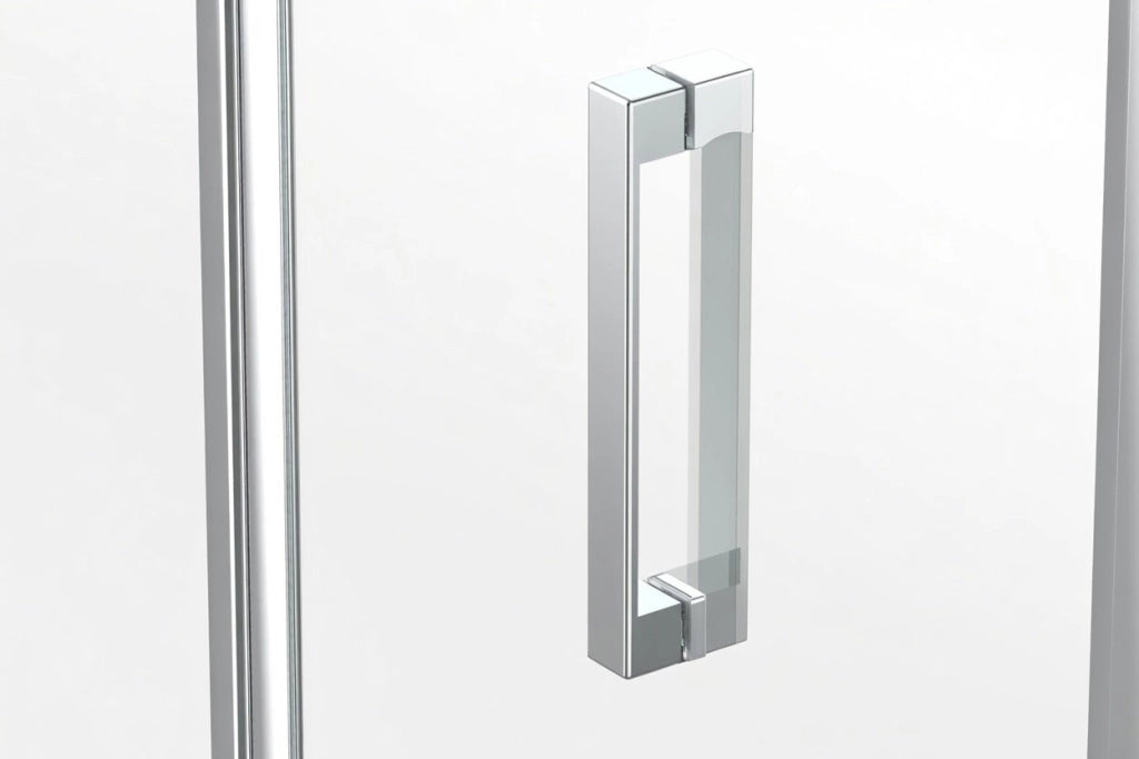 Box doccia nicchia 70 cm porta battente H190 cm FABIO - Cromato Lucido