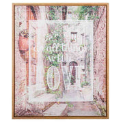 Quadro tela stampata con cornice 50x60x4 h