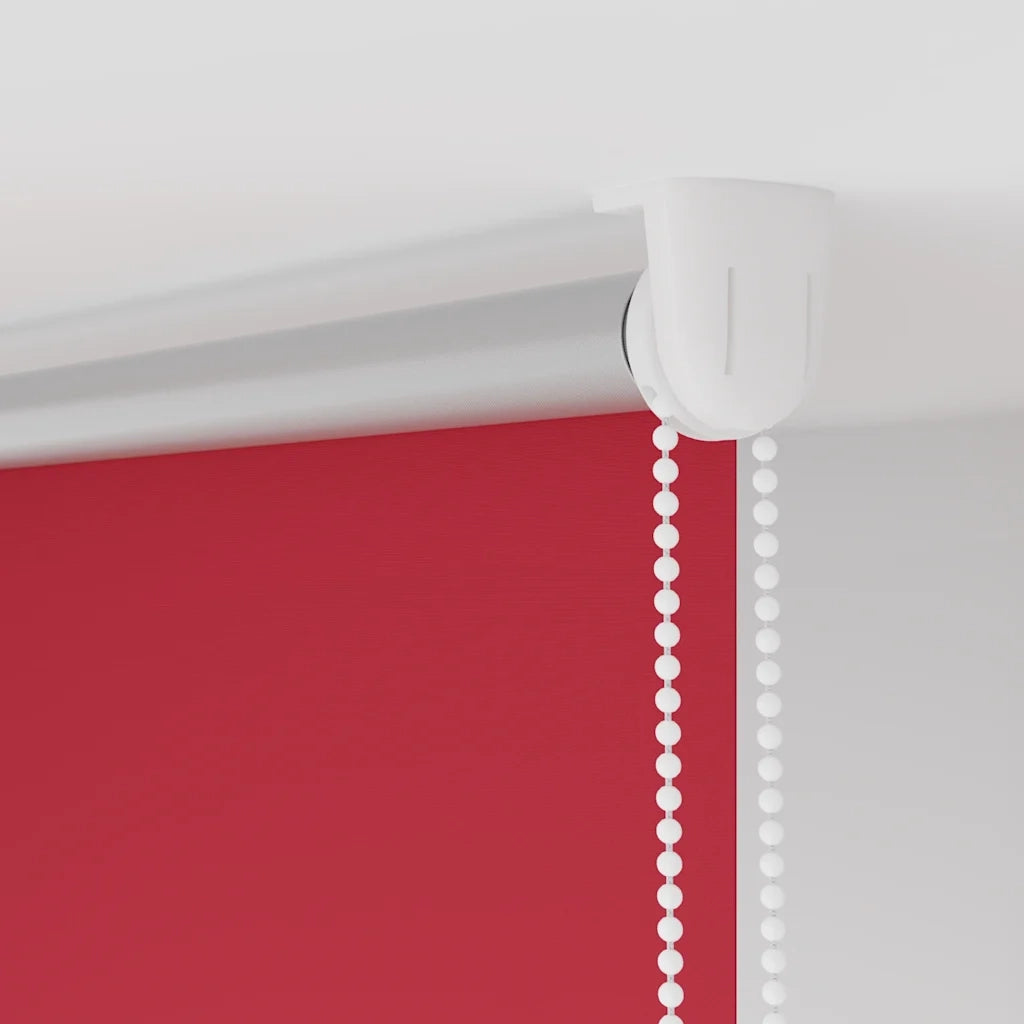 Tenda a rullo oscurante 64,4x120cm Tessuto Larghezza 60cm Rosso 240744