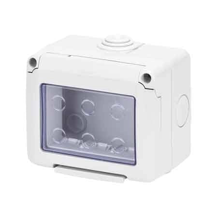CONTENITORE DA PARETE PER APPARECCHI IP55 'SYSTEM' 2 Posti - GEWISS