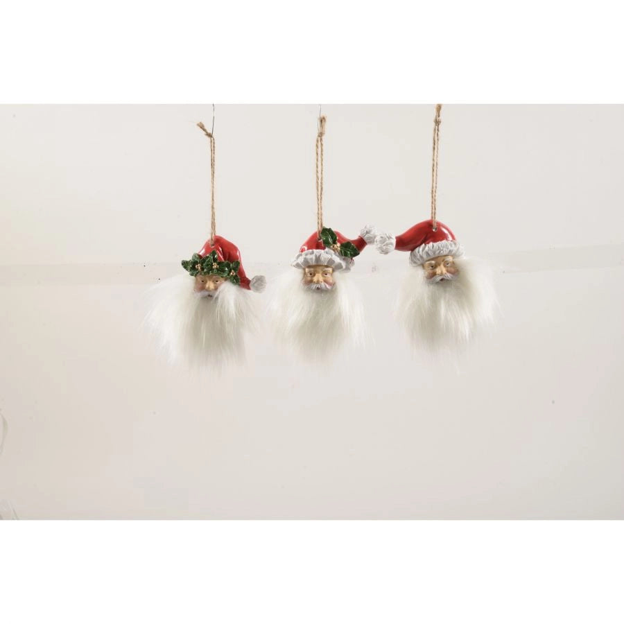 Pendente babbo natale in resina