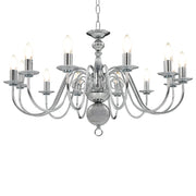 Lampadario classico elegante a 12 lampadine 80 x 45 cm in metallo argentato 02_0046428