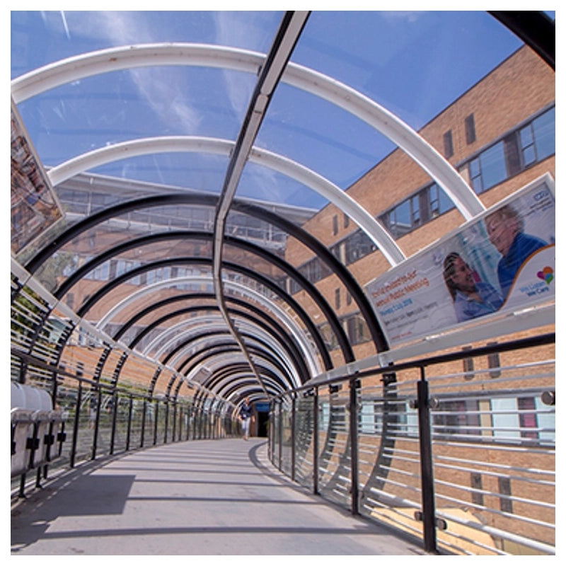 Lastra Policarbonato Compatto 5 mm Trasparente Protezione UV 600X600 mm