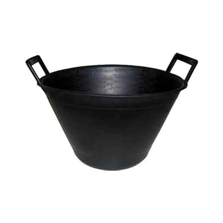 SECCHIO MURATORE DUE MANICI 10 LT Colore nero - 5 pezzi