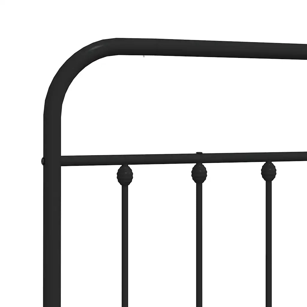 Testiera di Ricambio in Metallo Nero 200 cm 352616